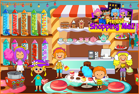 My Pretend Mall - Kids Shopping Center Town Games screenshot