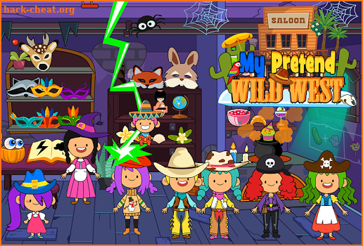 My Pretend Wild West - Cowboy & Cowgirl Kids Games screenshot