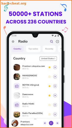 My Radio: FM Radio & Online Music Stations screenshot