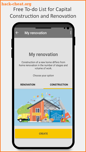 My Renovation: construction & home improvement app screenshot