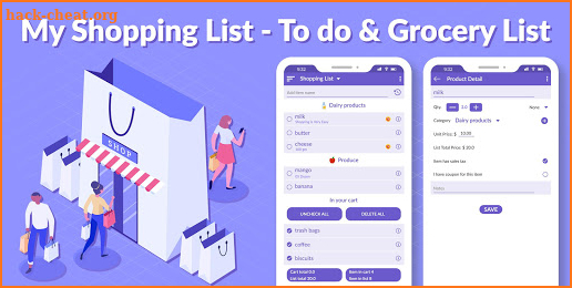 My Shopping List - To do & Grocery List screenshot