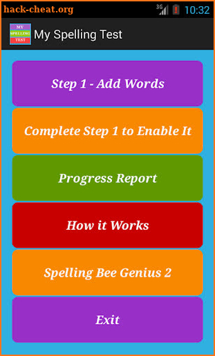 My Spelling Test screenshot