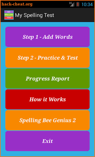 My Spelling Test screenshot