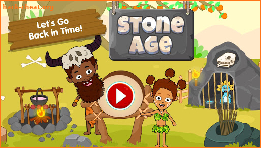 My Stone Age Town: Jurassic Caveman Games for Kids screenshot