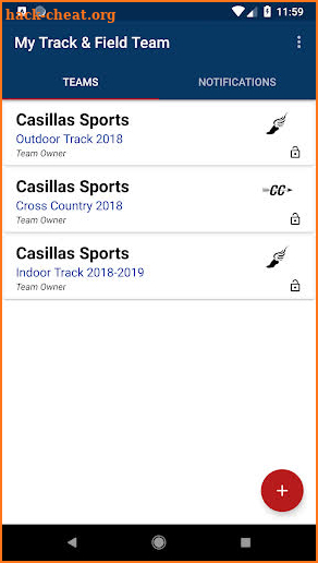 My Track & Field Team (coach) screenshot