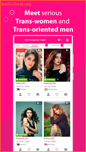 My Transgender Cupid - Dating for Trans-Women screenshot