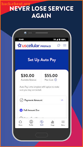 My UScellular Prepaid screenshot