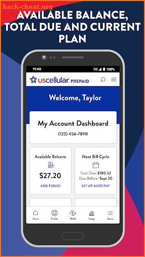 My UScellular Prepaid screenshot