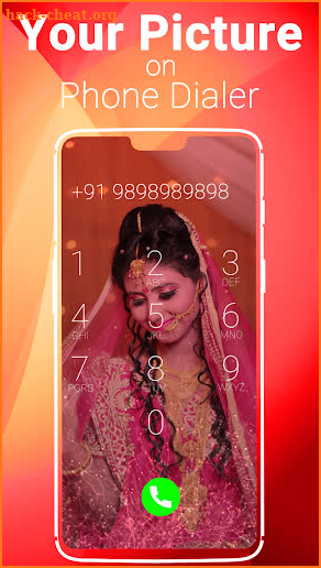 My Video phone dialer - My photo phone dialer screenshot