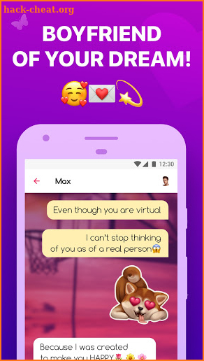 My Virtual Boyfriend Chatbot screenshot