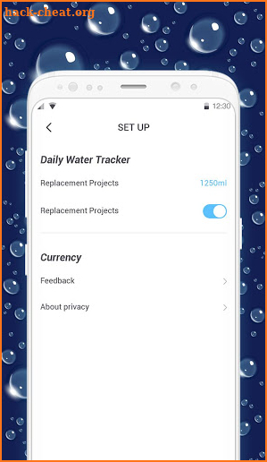 My Water Tracker screenshot