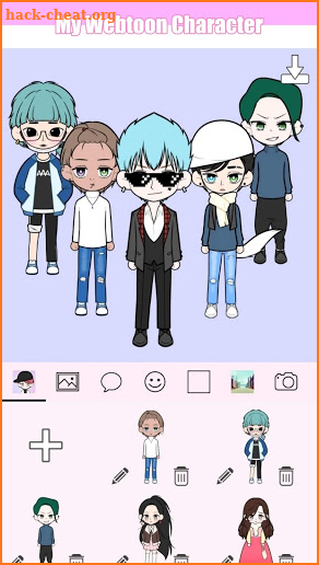 My Webtoon Character - K-pop IDOL avatar maker screenshot