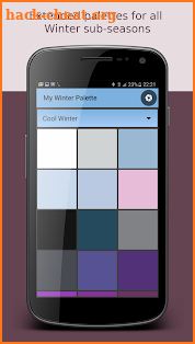 My Winter Palette screenshot