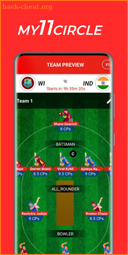 My11 Guide - My 11 Circle Fantasy team and Tips screenshot