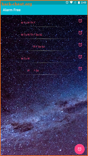 myAlarm screenshot