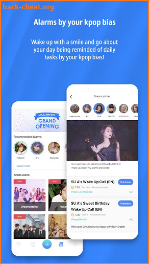 MyAlarmDol - Kpop Idol Alarm Clock Ringtones screenshot