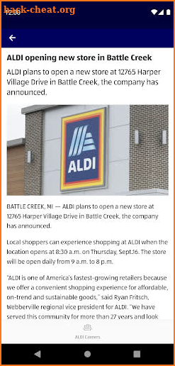 MyALDI USA screenshot