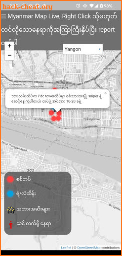 Myanmar Map Live screenshot