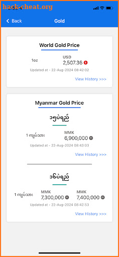 Myanmar Market Price Pro screenshot