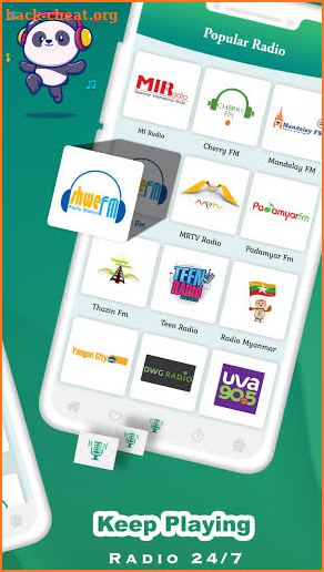 Myanmar Radio : FM Music Player Radio Stations screenshot