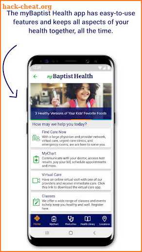 myBaptistHealth Arkansas screenshot