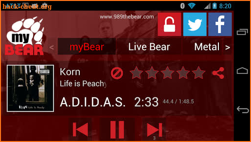 myBear 98.9 The Bear screenshot