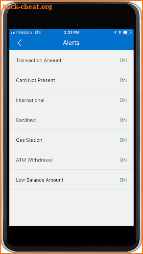 MyCard  CADDY™ First Financial Bank screenshot