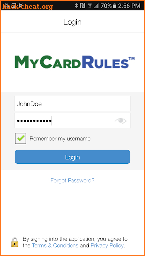 MyCardRules screenshot