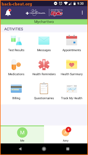 MyCentura Health screenshot