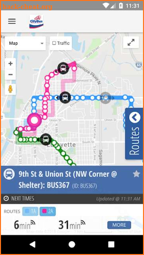 MyCityBus screenshot