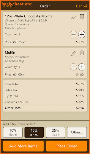 MyCoffeeHelper screenshot