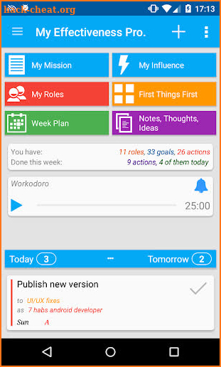 MyEffectiveness Habits - Goals, ToDos, Reminders screenshot