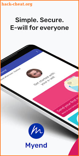 Myend® E-will manager screenshot