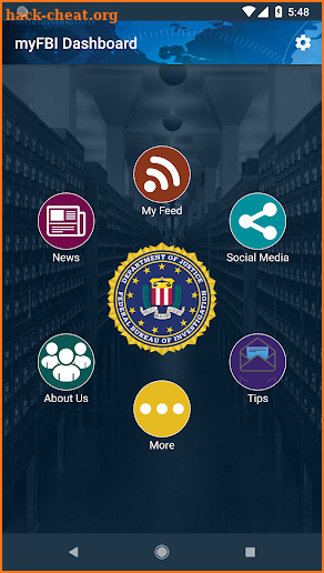 myFBI Dashboard screenshot