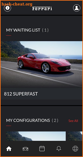 MyFerrari screenshot