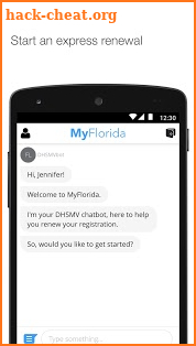 MyFlorida for the FLHSMV screenshot