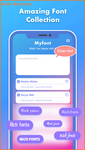 Myfont screenshot