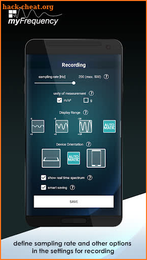 myFrequency - Vibration Analysis screenshot