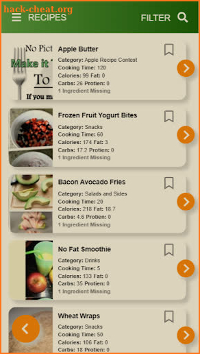 MyFridgeFood screenshot