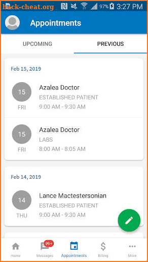 myHealthspot screenshot