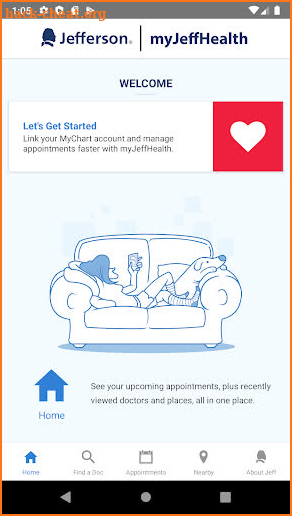 myJeffHealth screenshot