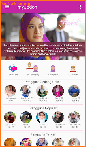 myJodoh - Cari Jodoh Dengan Cepat Dan Selamat screenshot