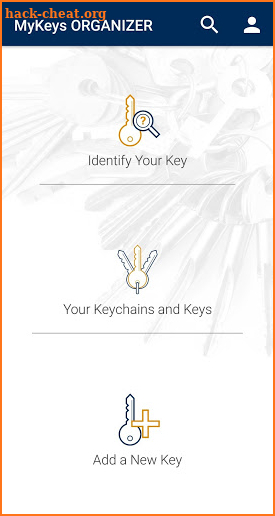 MyKeys Organizer screenshot