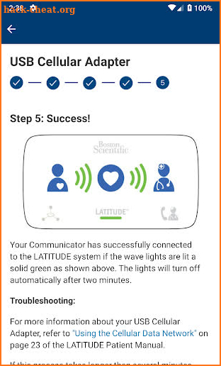 MyLATITUDE™ Patient App screenshot