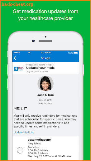 MyMedSchedule Plus screenshot