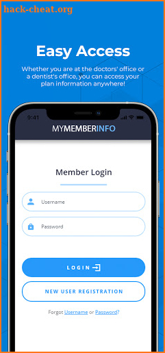 MyMemberInfo screenshot