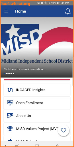 MyMISD screenshot