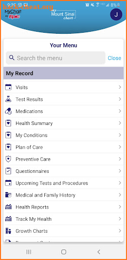 MyMountSinai screenshot