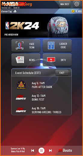 MyNBA 2K Companion App screenshot