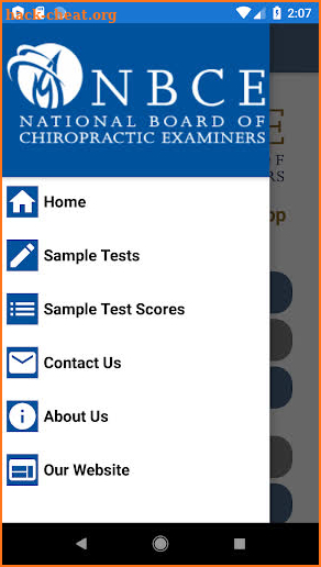 MyNBCE App screenshot